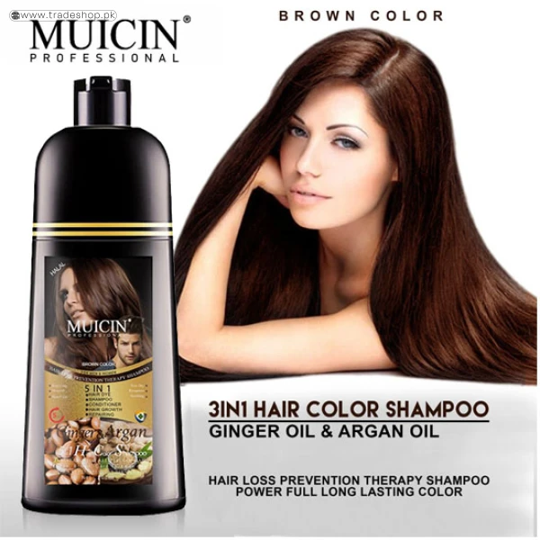 5 Minute Hair Coloring Shampoo + Conditioner (Dark Brown)