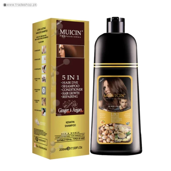 5 Minute Hair Coloring Shampoo + Conditioner (Dark Brown)