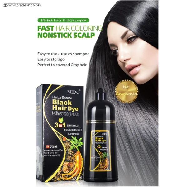 Meidu Black Hair Dye Shampoo